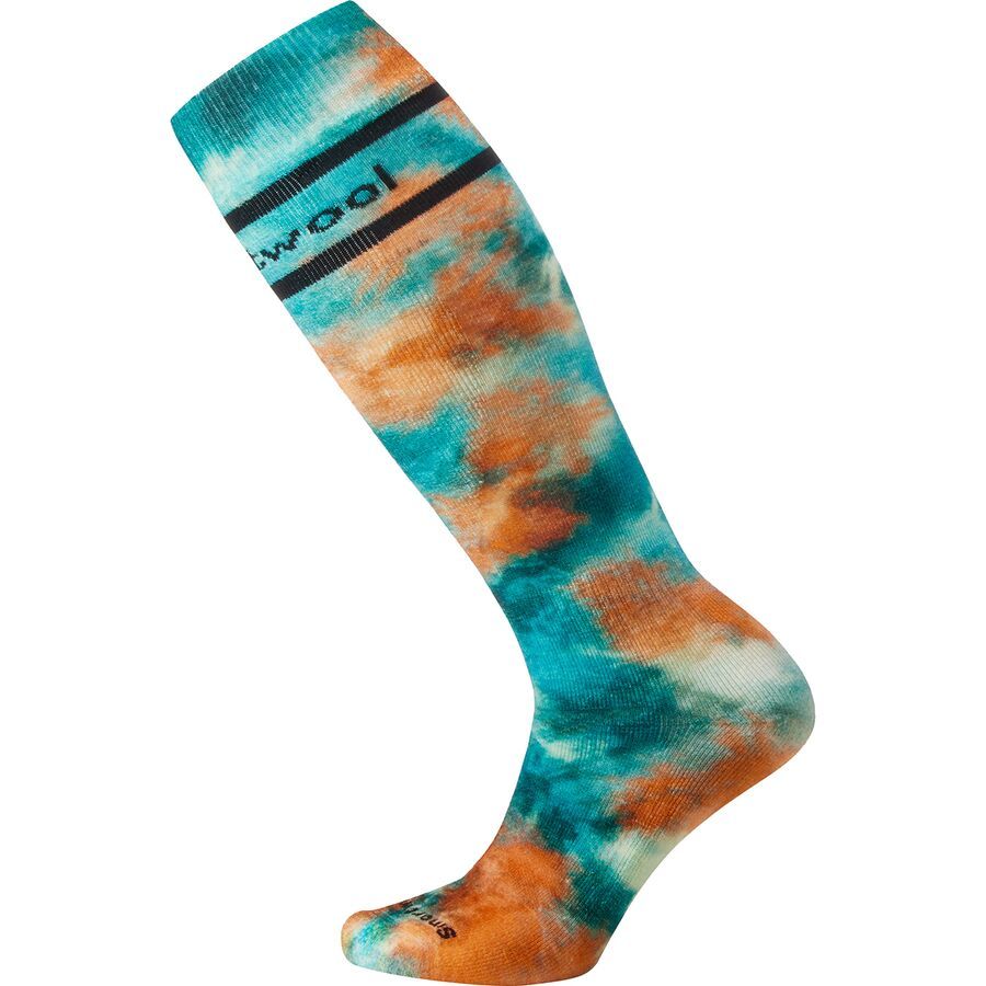 Ski Full Cushion Tie Dye Print OTC Sock - Women's