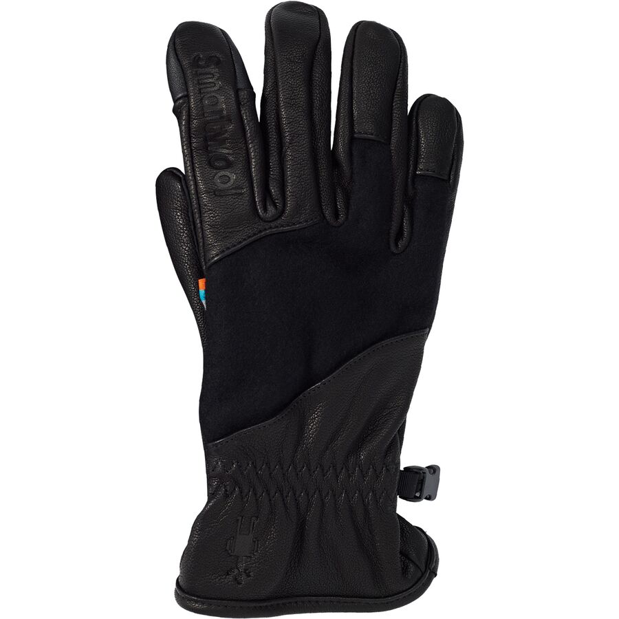 Мужские перчатки Smartwool Ridgeway, цвет: Чёрный