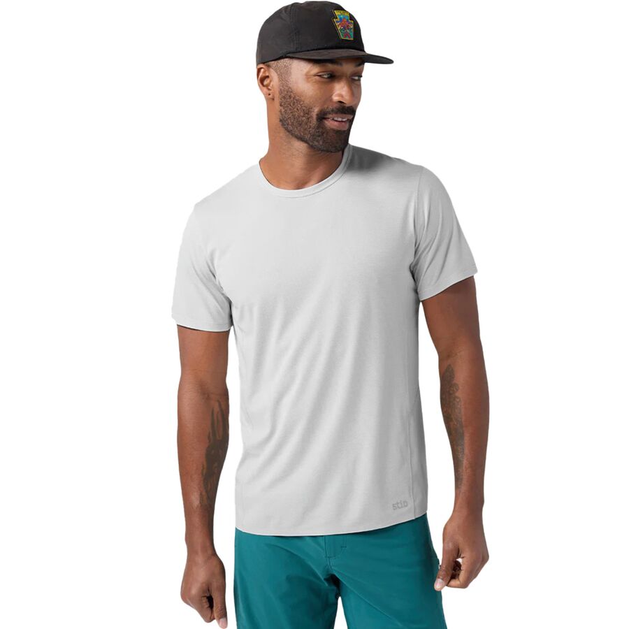 Мужская футболка Stio Lucent Short-Sleeve, цвет: Серый меланжевый