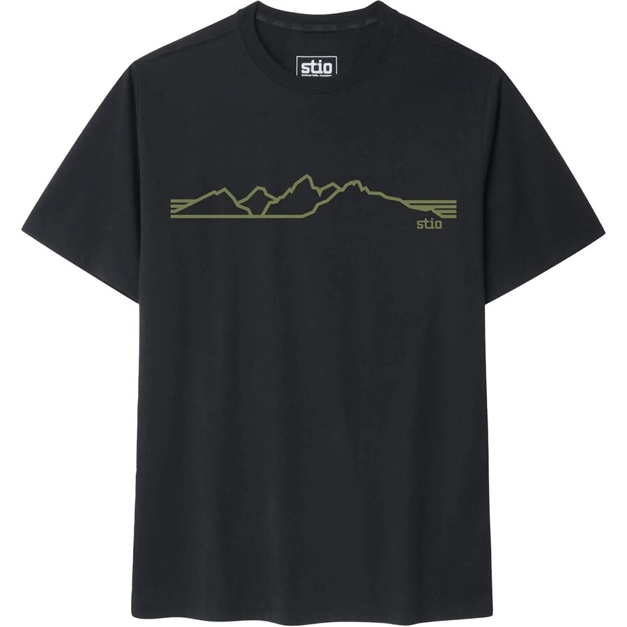 Мужская футболка Stio Teton Elevations, цвет: Abyss