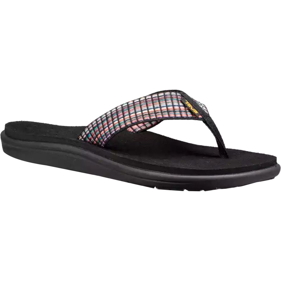 teva flip flops leather