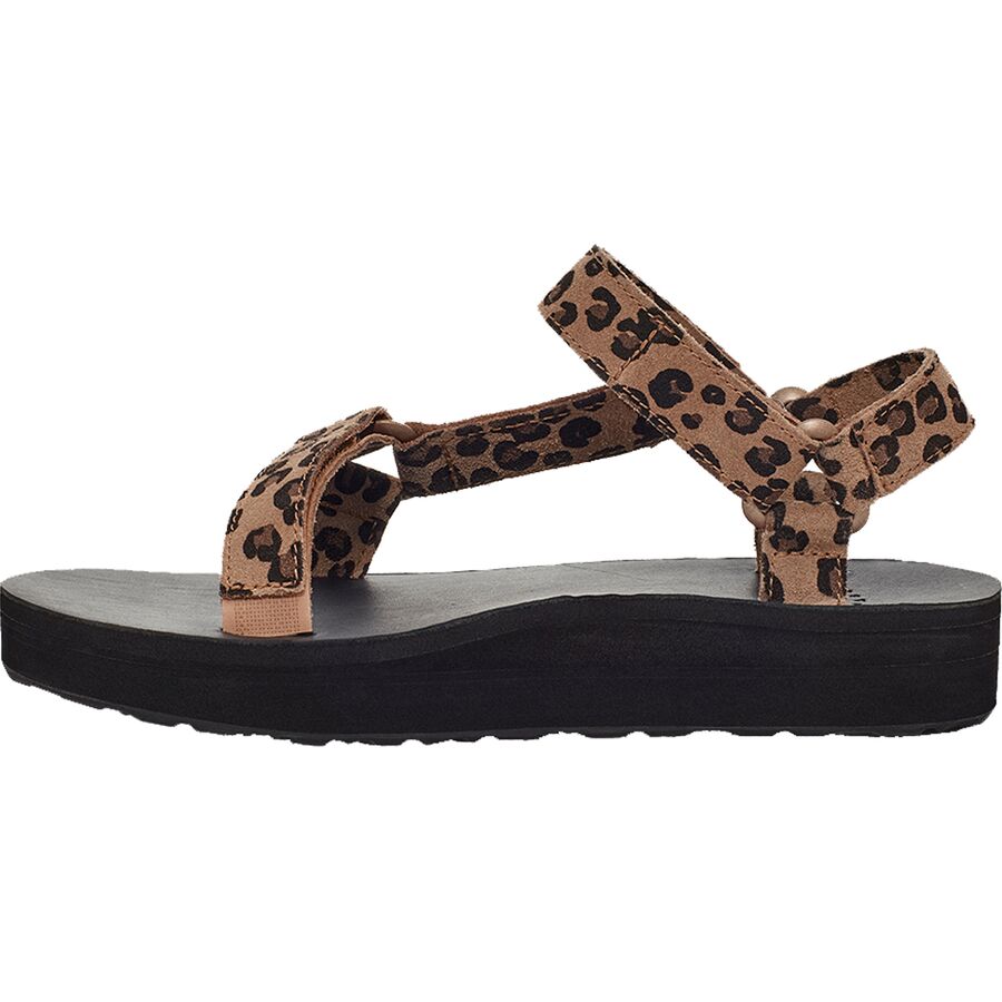 cheetah print teva sandals