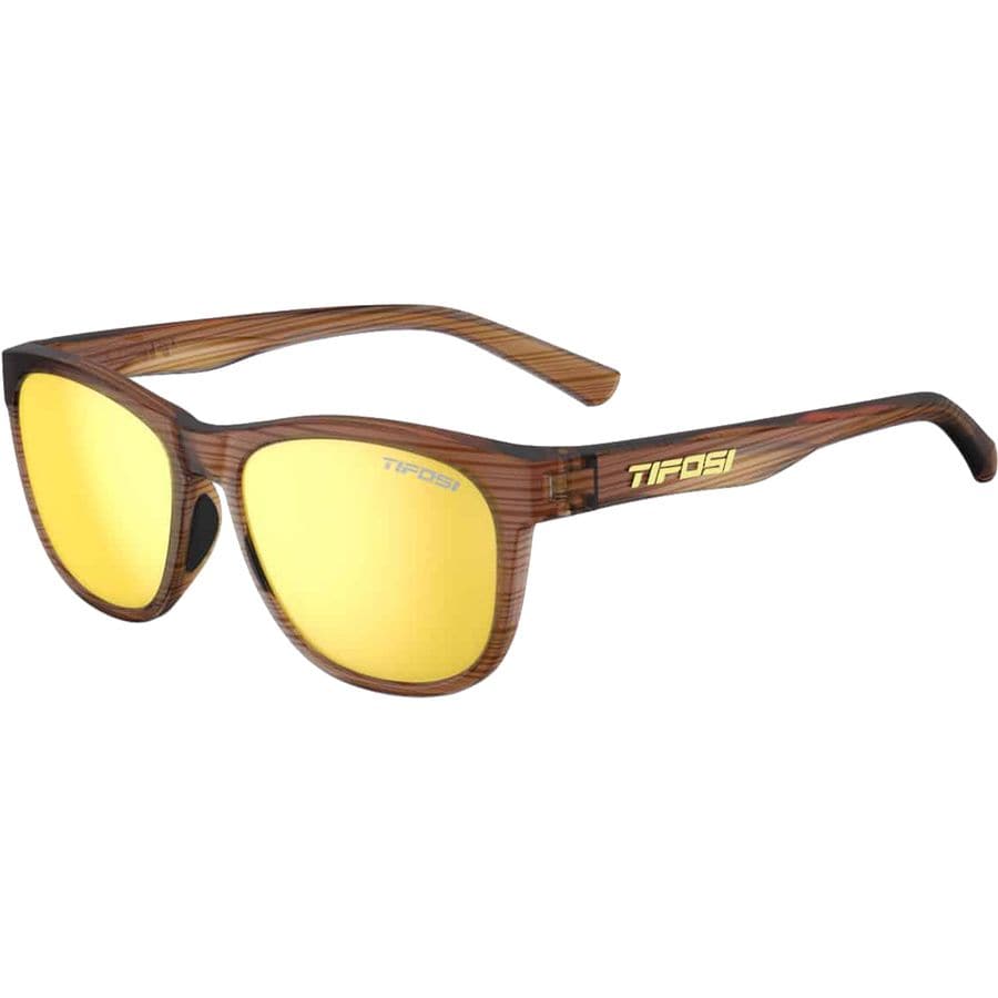 Tifosi Optics - Swank Sunglasses - Woodgrain/Smoke Yellow