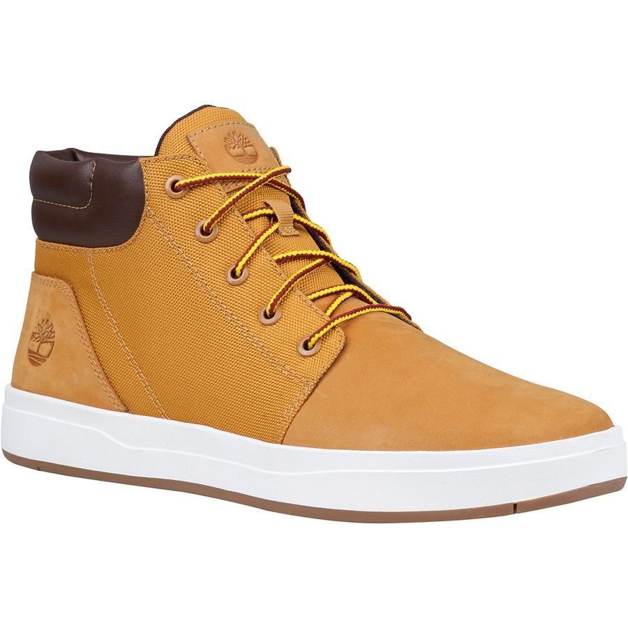 davis square sneaker for men in yellow