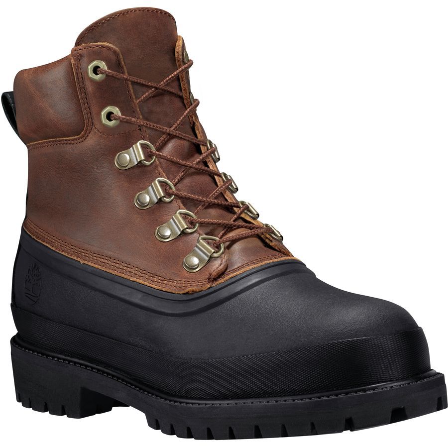 timberlands with rubber toe