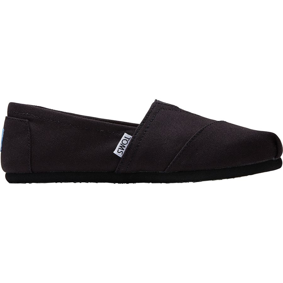 toms all black canvas
