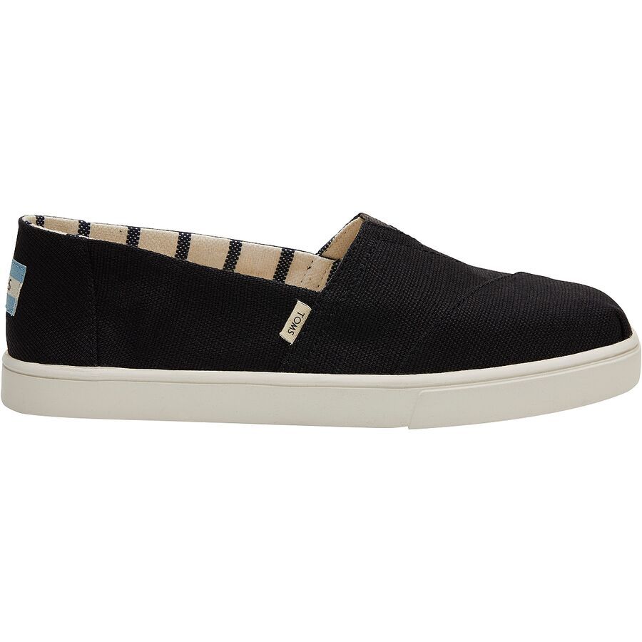 toms black cupsole alpargata