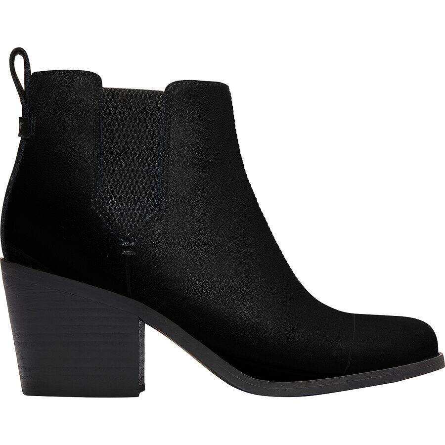 Toms - Everly Chelsea Bootie - Women's - Black Oiled Nubuck