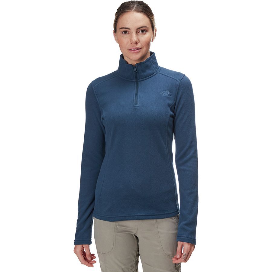 New Womens The North Face Black Athletic Top Jacket Quarter Zip Small