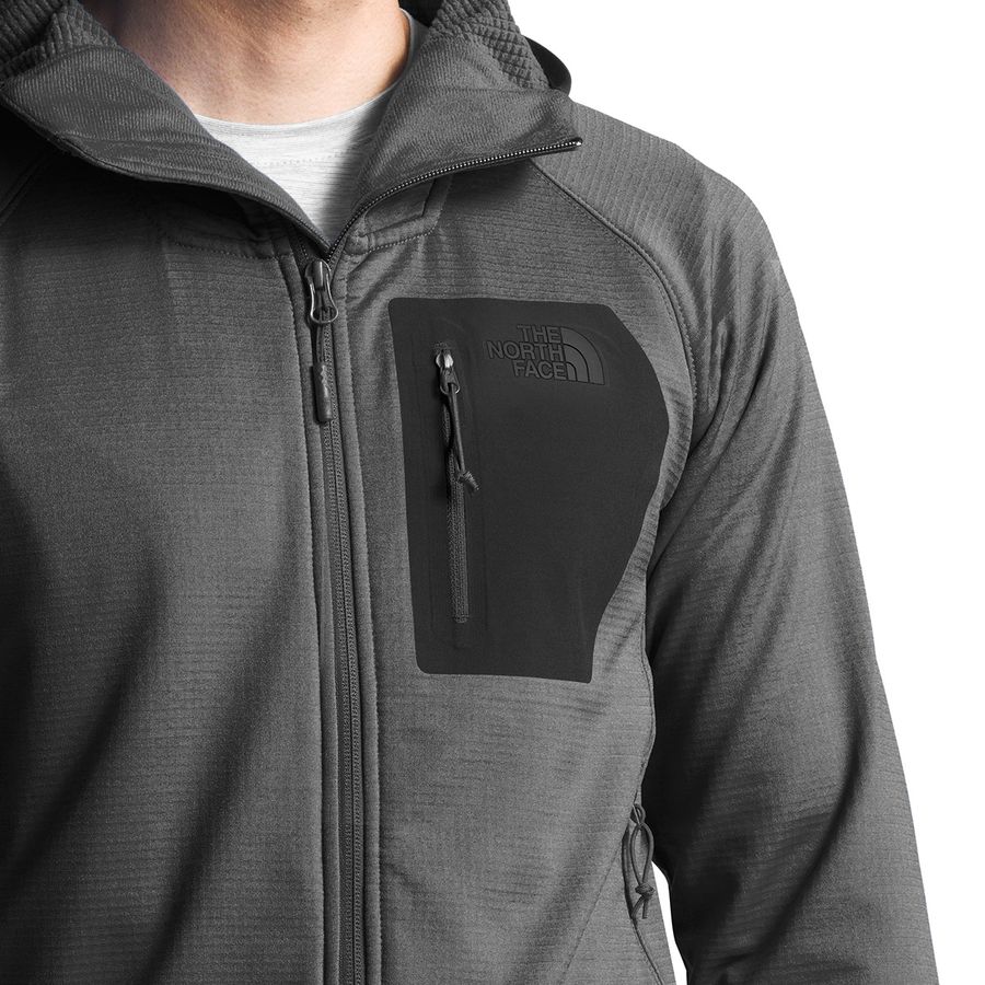 the north face borod hooded fleece jacket