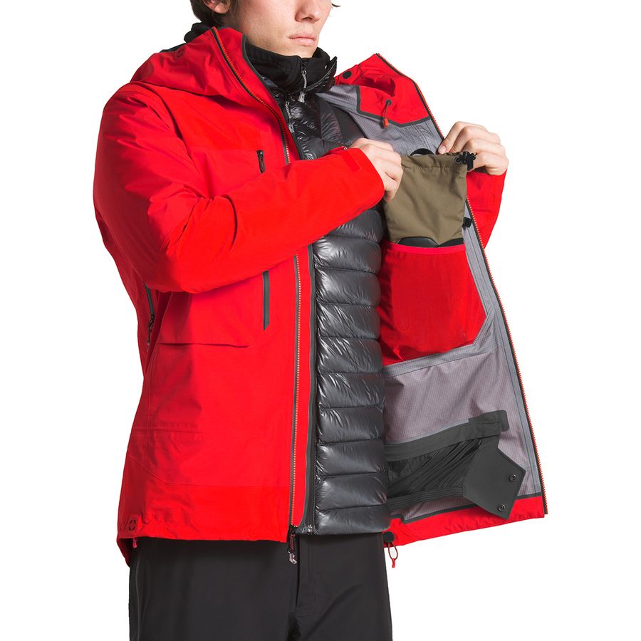 men's summit l5 gtx pro full zip bib