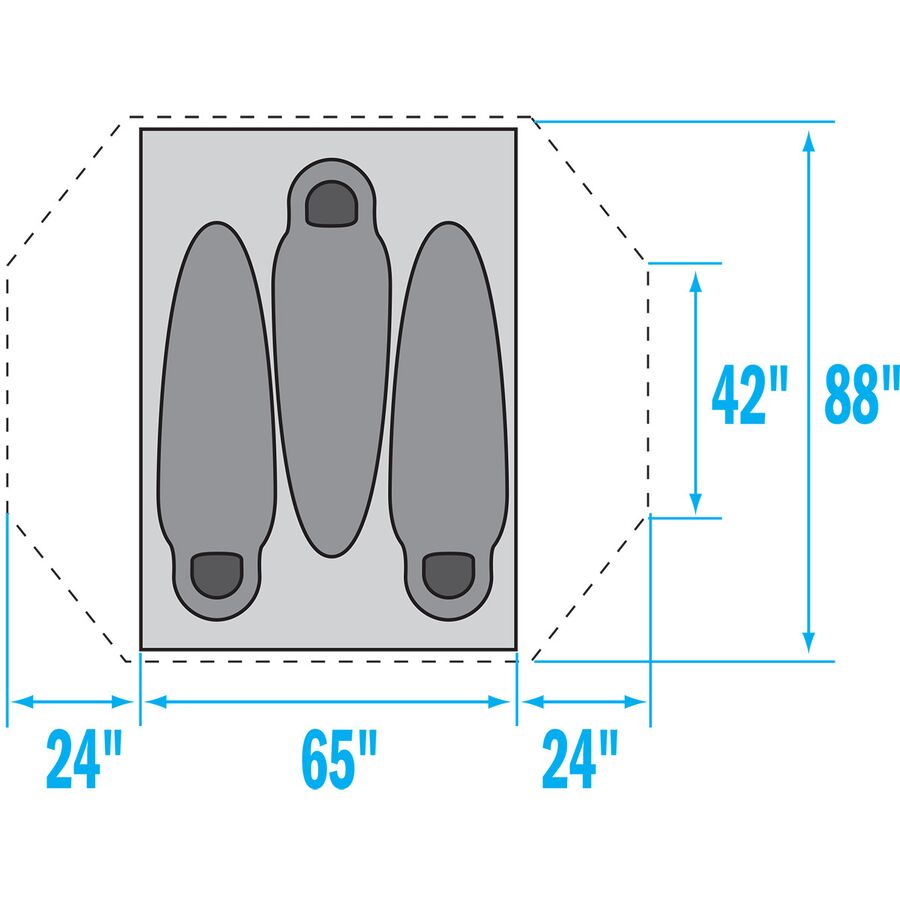 The North Face Stormbreak 3 Tent 3Person 3Season
