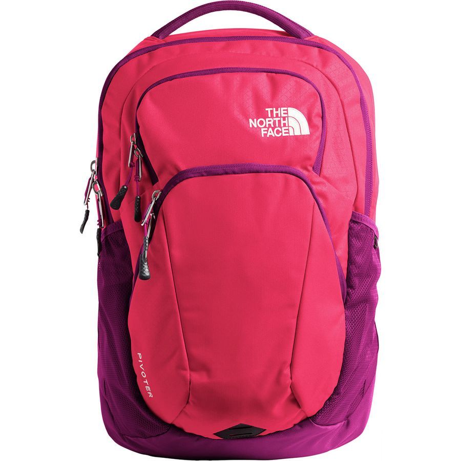 pink north face backpack women