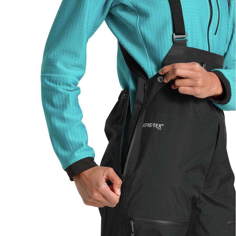 men's summit l5 gtx pro full zip bib