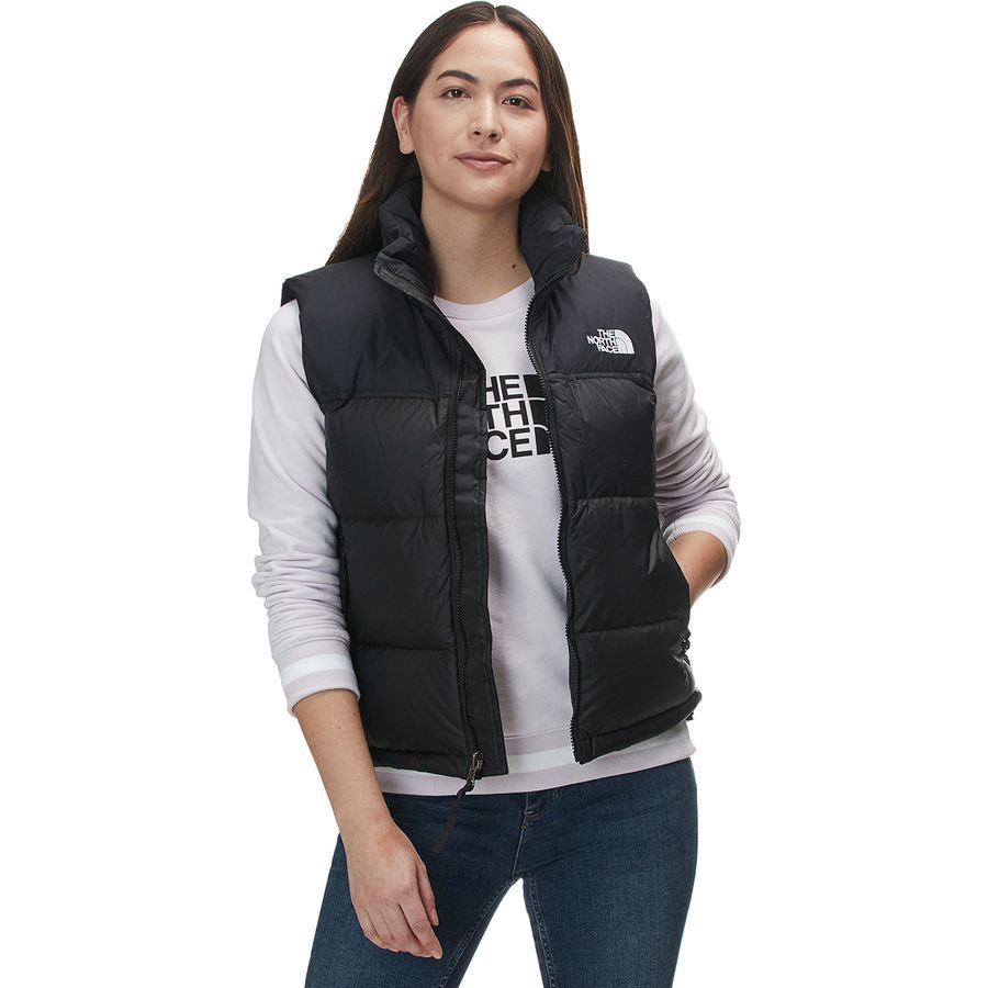 black north face vest