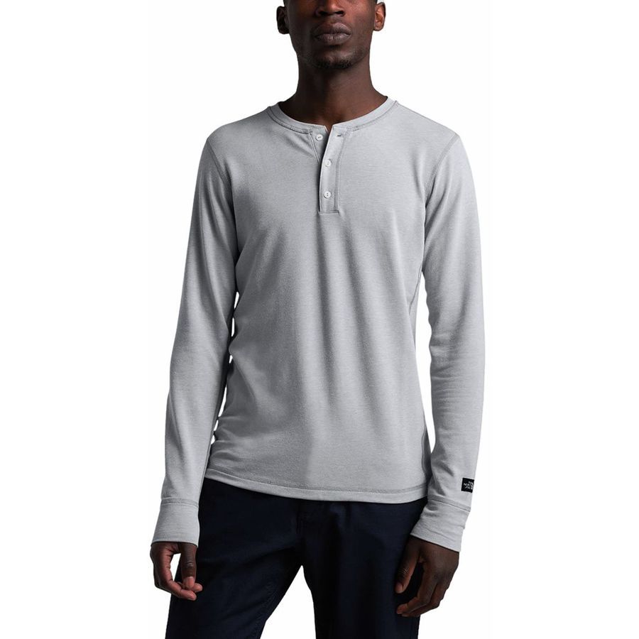 the north face men's long sleeve terry crew shirt