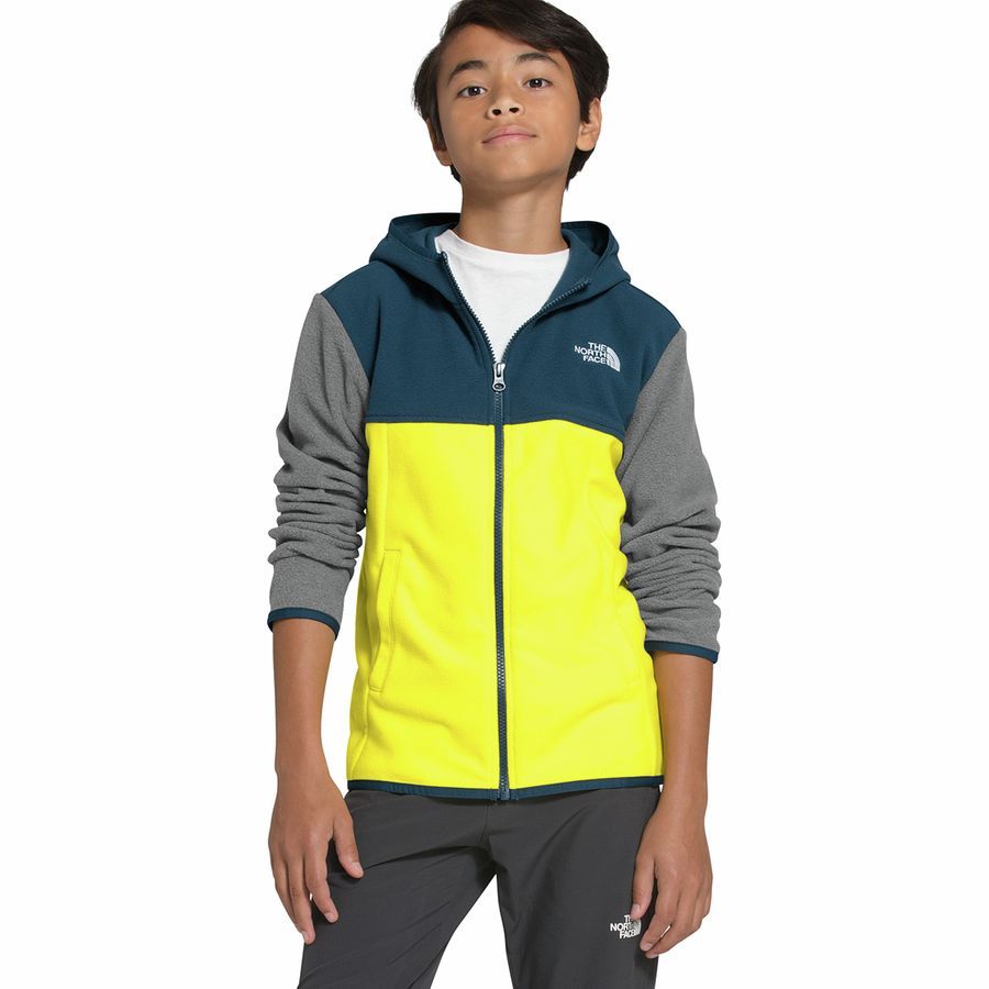 The North Face Glacier FullZip Hooded Fleece Jacket Boys