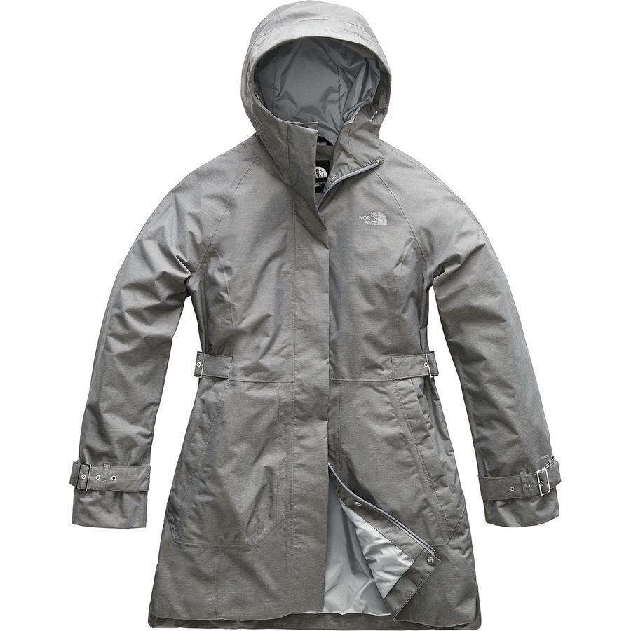 the north face city breeze rain trench