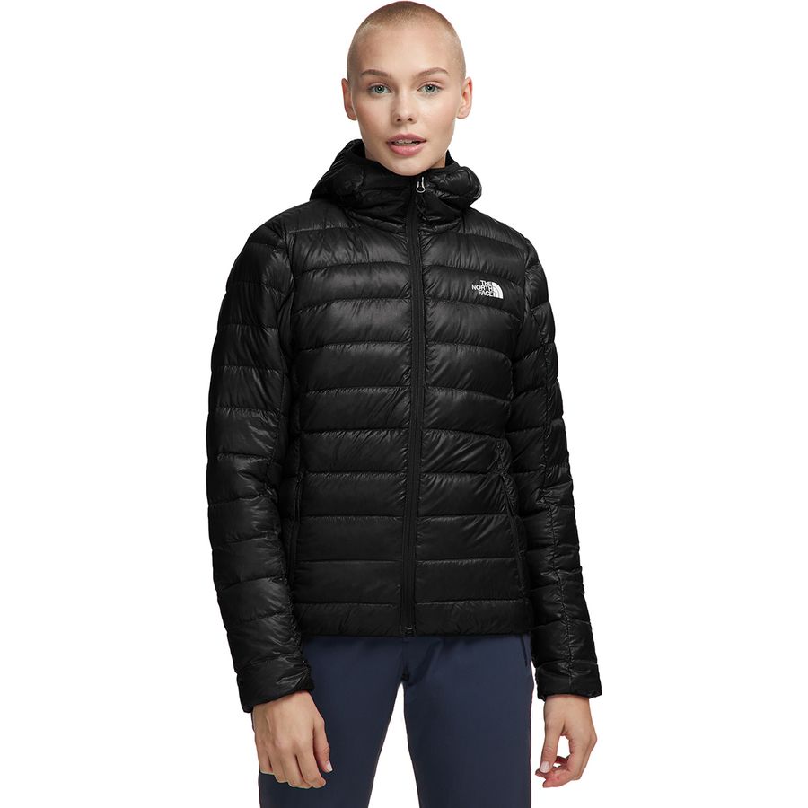 north face black jacket with hood