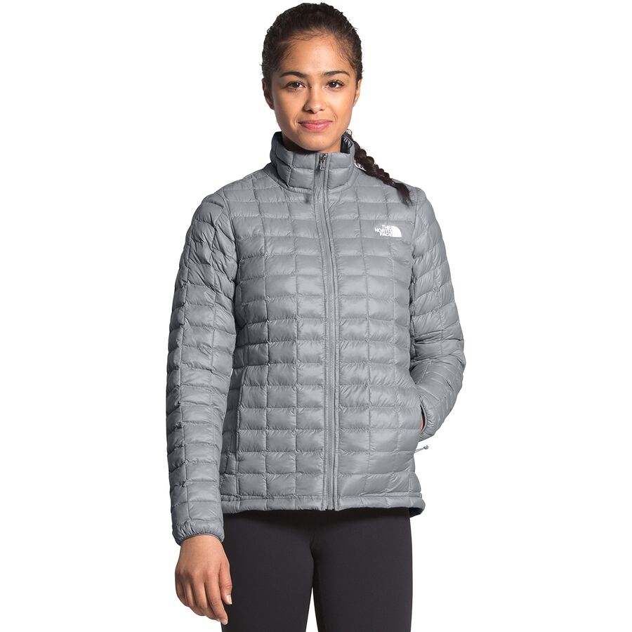 north face thermoball jacket women's grey
