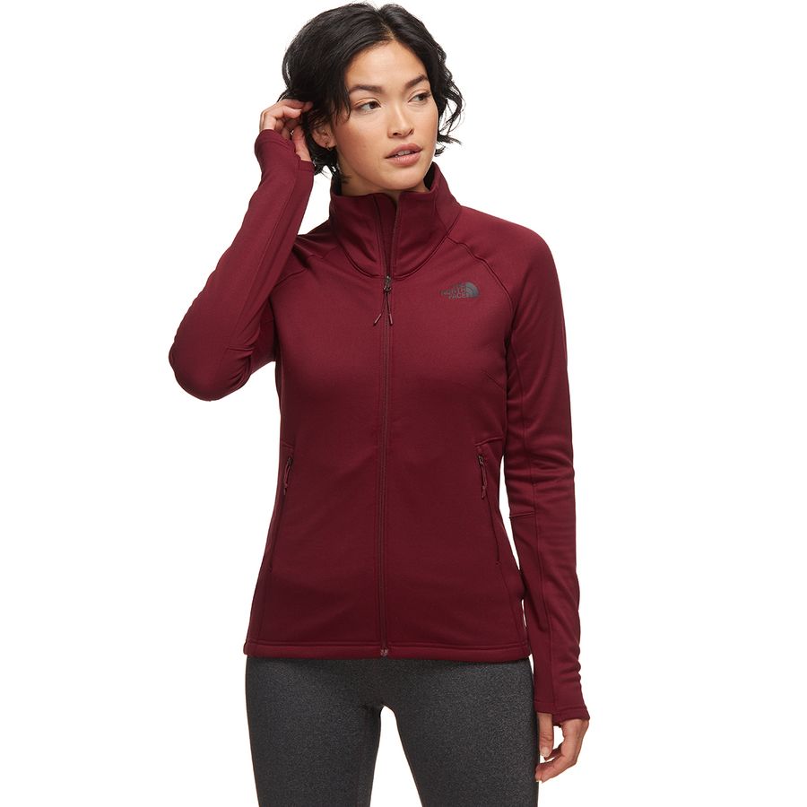 the north face women's full zip jacket 