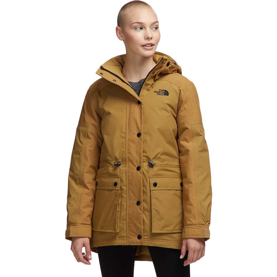 the north face women's down parkas