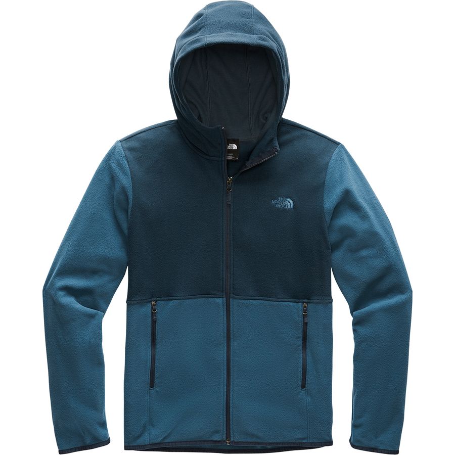 The North Face Tka Glacier Full Zip Hooded Fleece Jacket Mens Clothing
