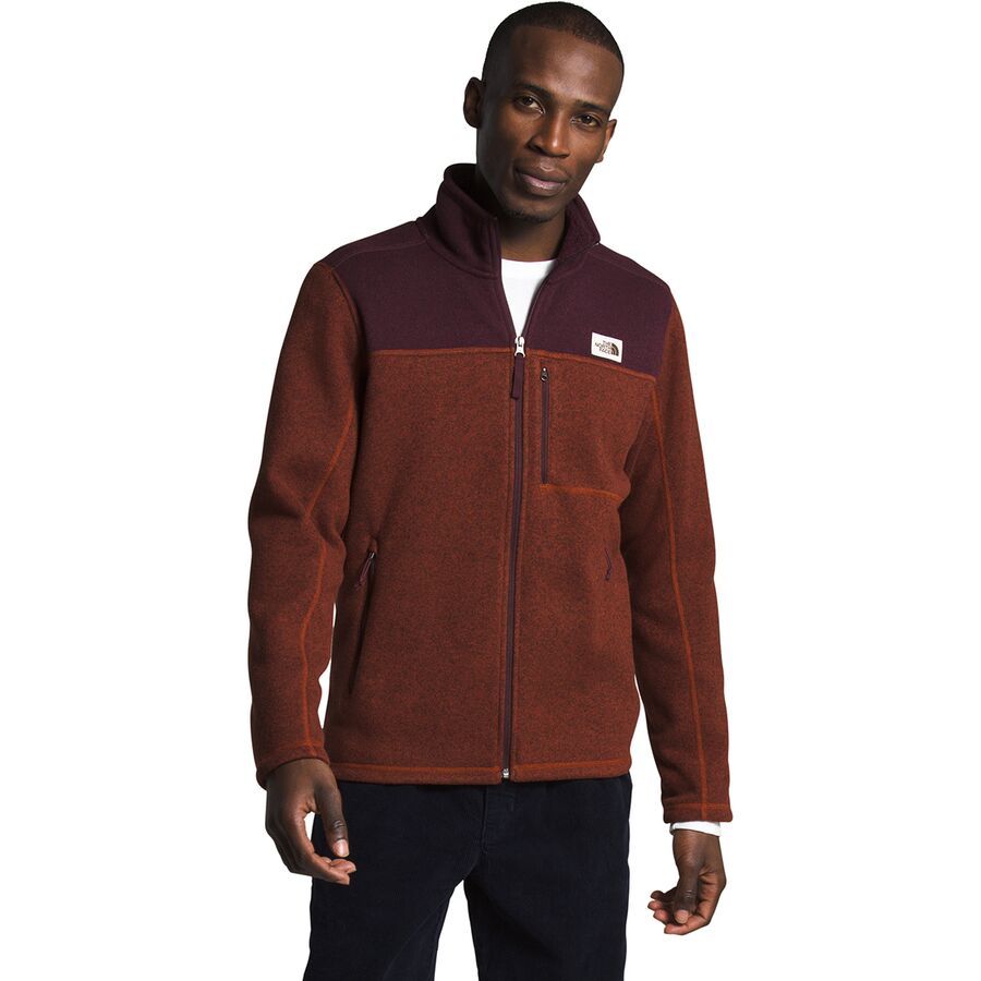 north face mens zip up fleece