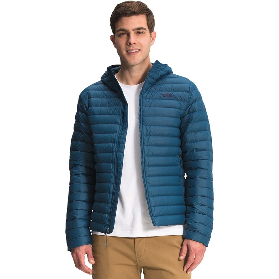 Stretch Down Hooded Jacket - Men's