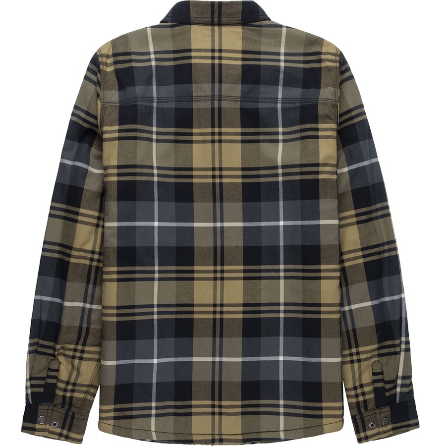the north face campshire lined flannel shirt