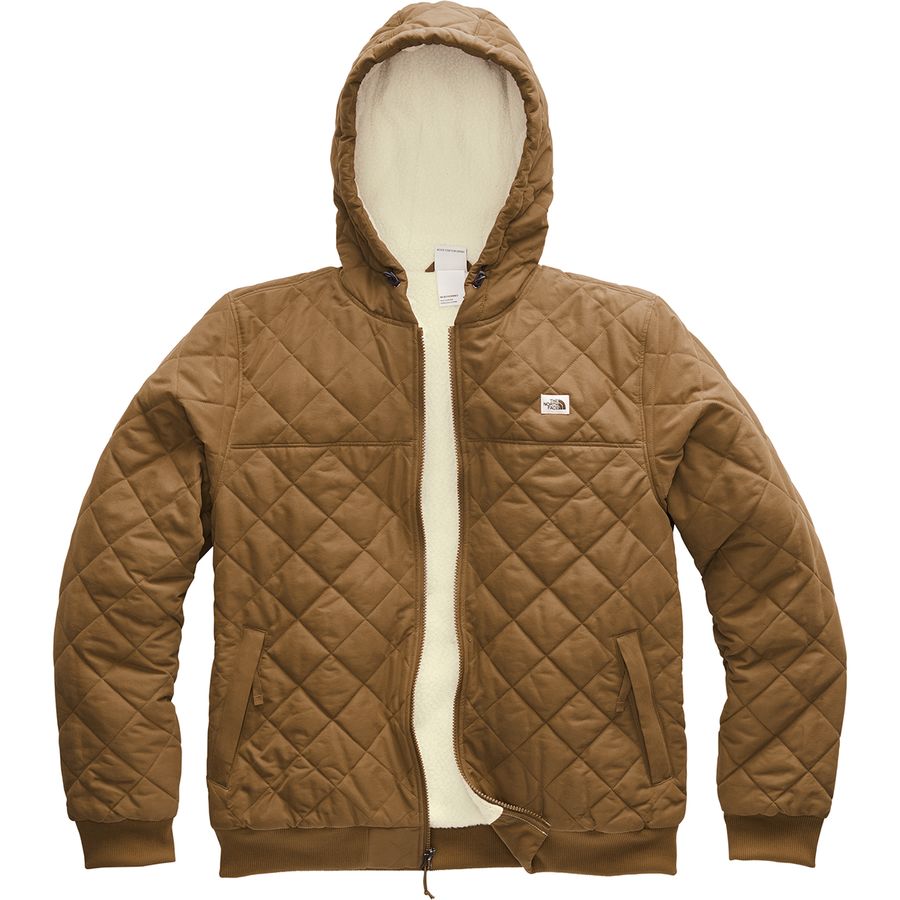 north face insulated hooded jacket