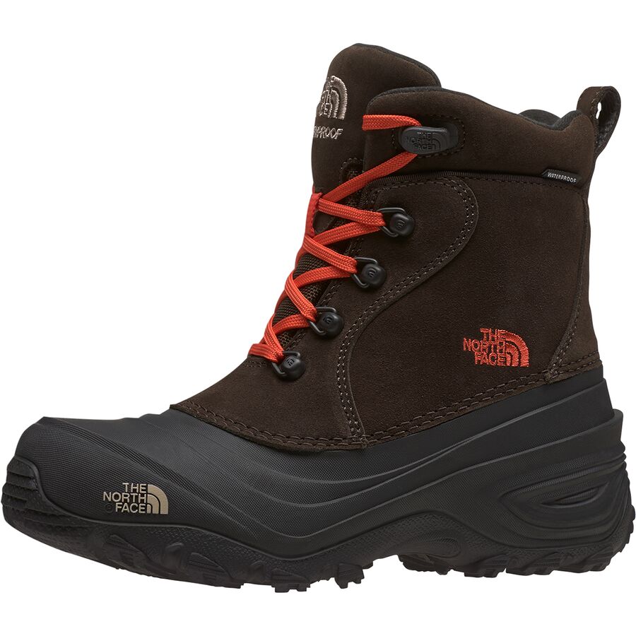 The North Face - Chilkat II Boot - Boys' - Coffee Brown/Flare