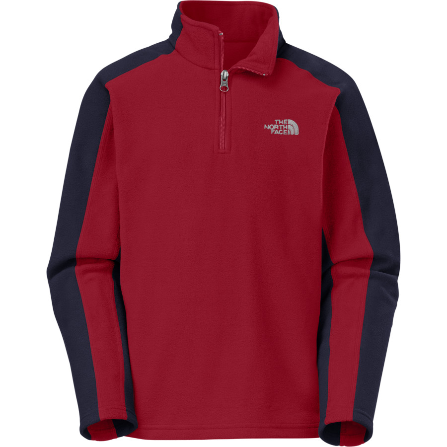 The North Face Kids Glacier 1/4 Zip Pullover in White