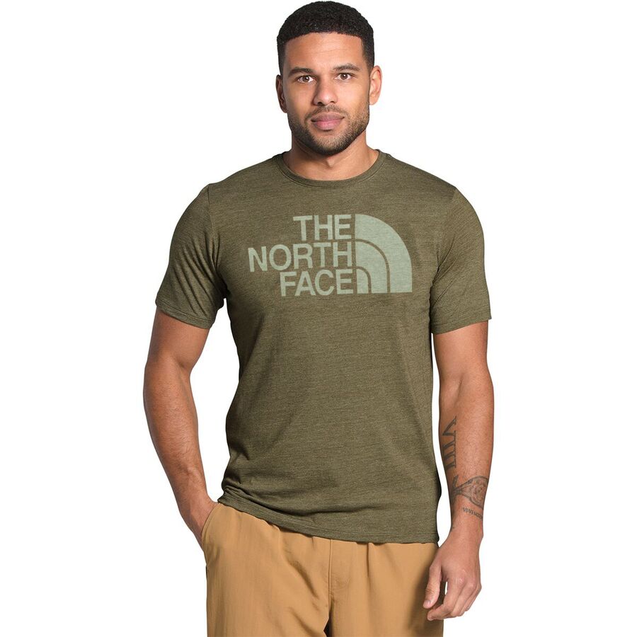 grey north face t shirt