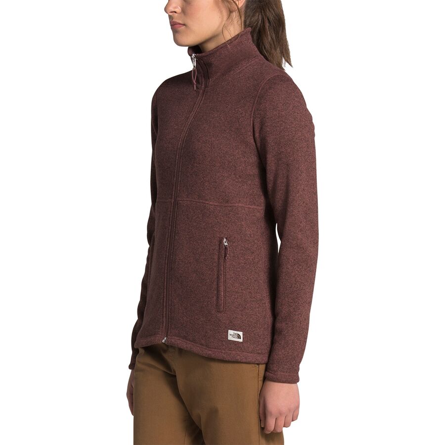 the north face crescent full zip fleece jacket women's