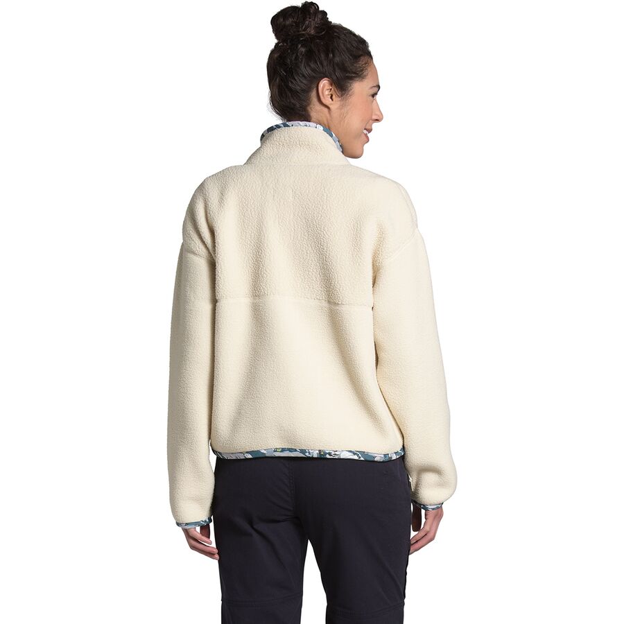 the north face cragmont 1 4 zip fleece in white