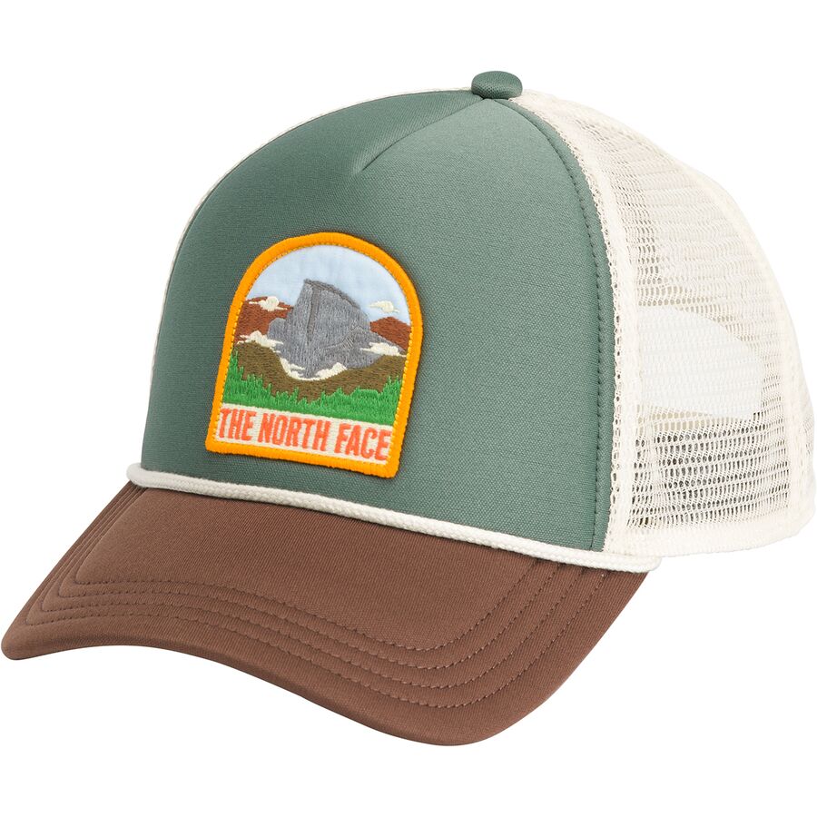 The North Face - Valley Trucker Hat - Laurel Wreath Green/Earth Brown/Vintage White