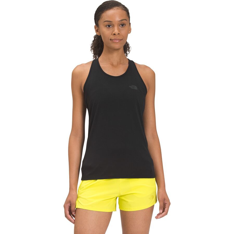 yellow north face top