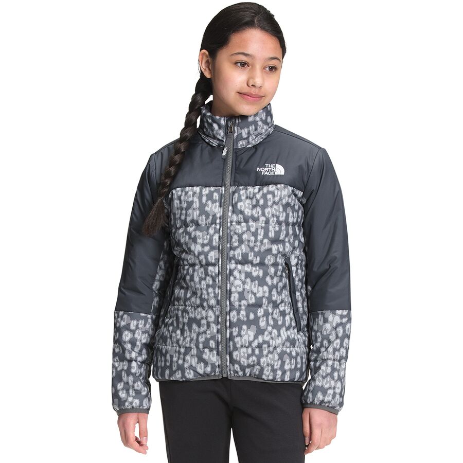 The North Face - Printed Hydrenaline Insulated Jacket - Girls' - Vanadis Grey Leopard Print