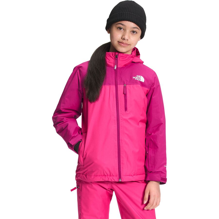 The North Face - Snowquest Plus Insulated Jacket - Girls' - Cabaret Pink