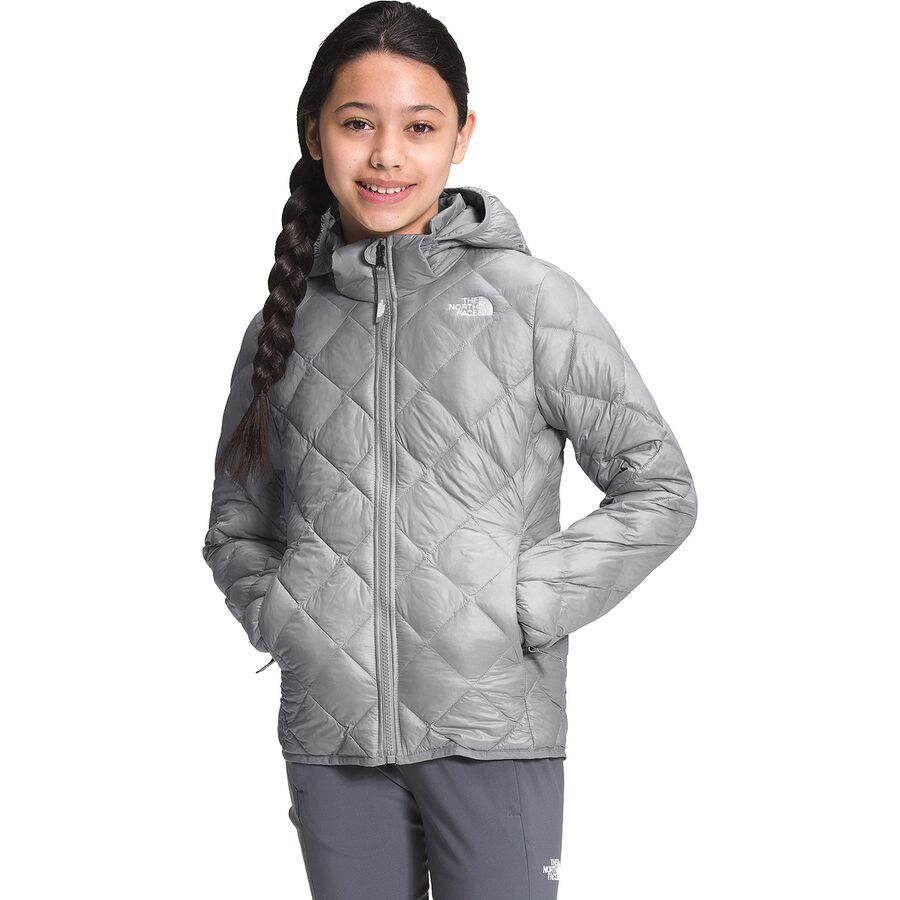 The North Face - ThermoBall Eco Hooded Jacket - Girls' - Meld Grey