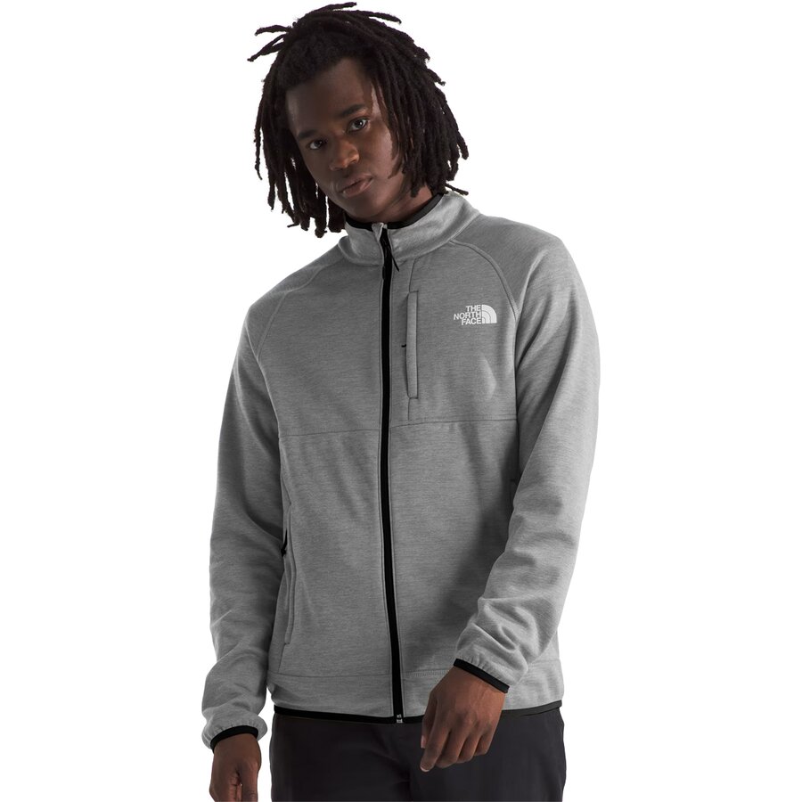 The North Face Men's Canyonlands Full-Zip Jacket (TNF Medium Grey Heather/NPF)