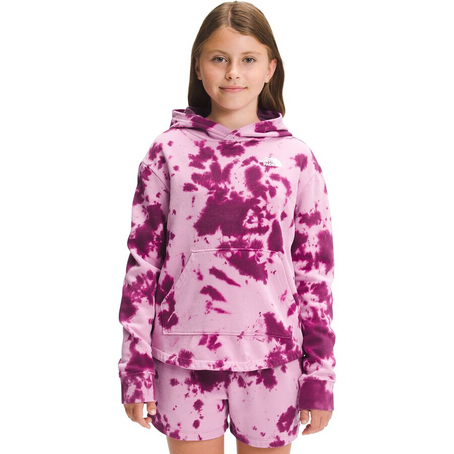 Printed Tie-Dye Camp Fleece Hoodie - Girls'