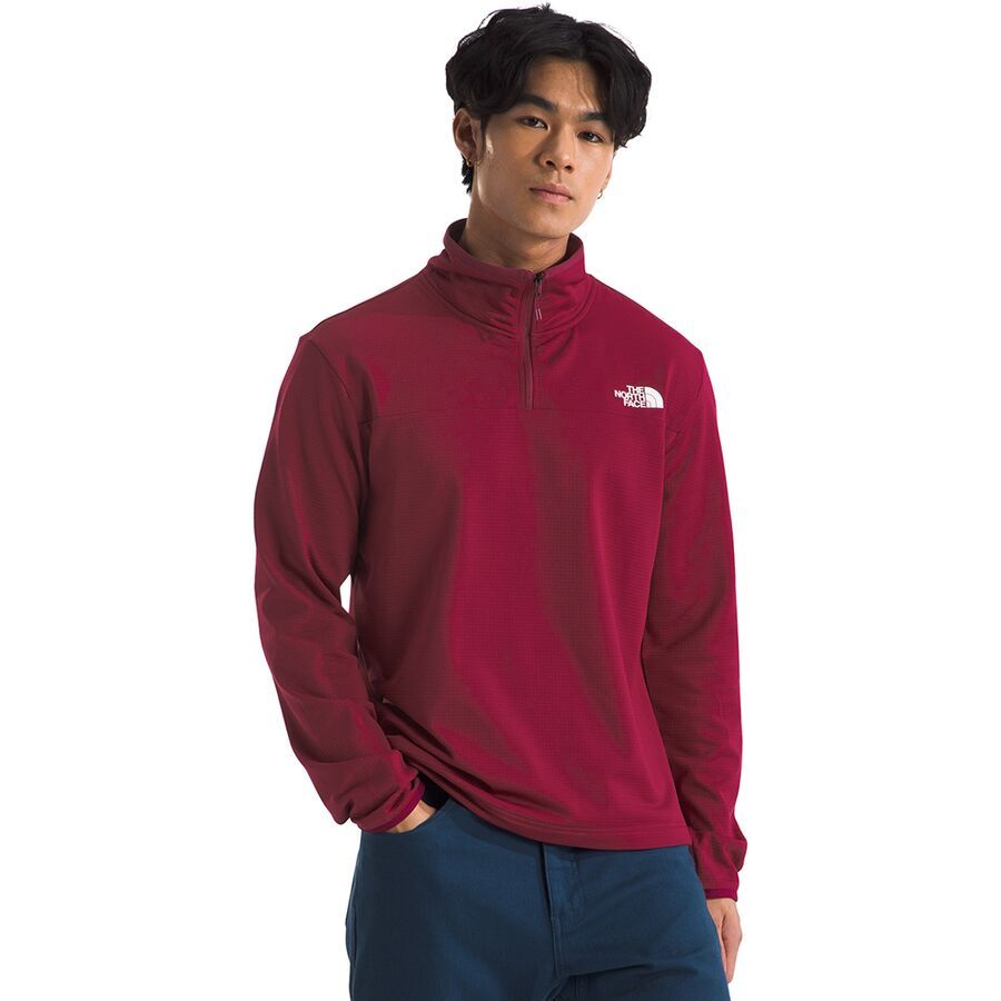 The North Face Cedar Trail Grid Fleece 1/4-Zip Jacket - Mens TNFZDPC