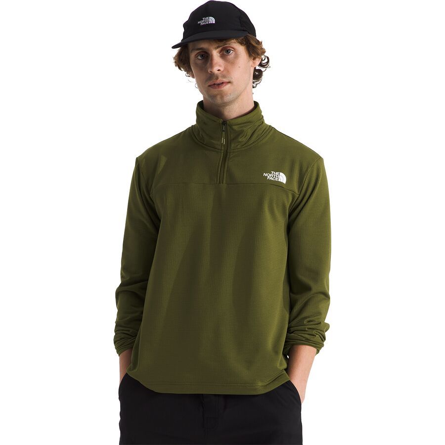 The North Face Cedar Trail Grid Fleece 1/4-Zip Jacket - Mens TNFZDPC