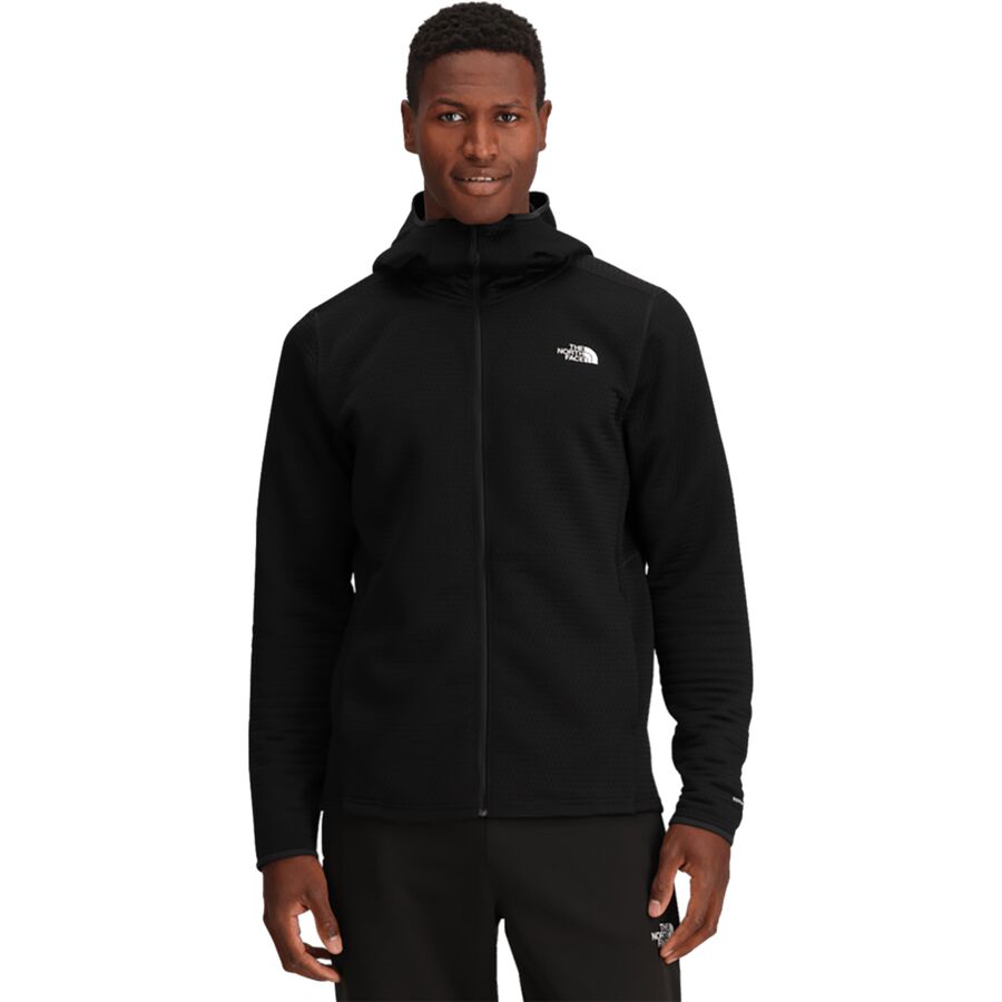 Мужское худи The North Face Dotknit Thermal Full Zip, цвет: Чёрный