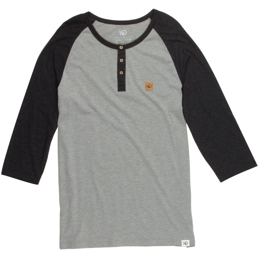 Tentree Standard Henley Shirt - 3/4-Sleeve - Men's | Backcountry.com