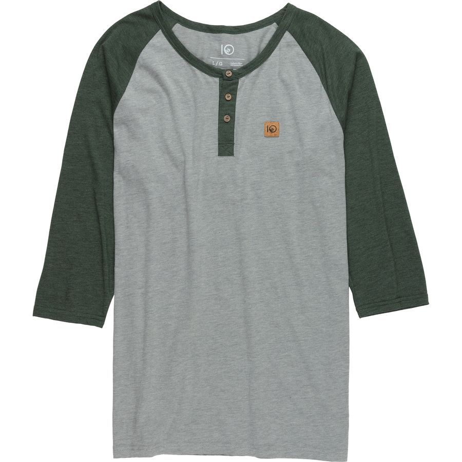 Tentree Standard Henley 3/4Sleeve Shirt Men's