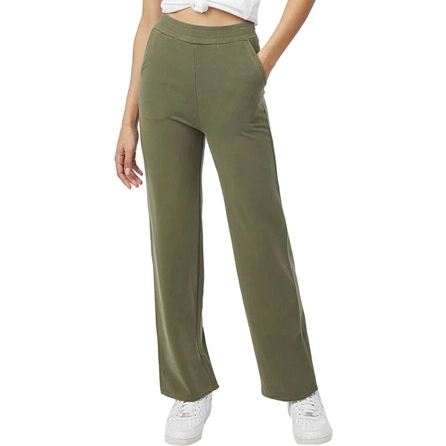 French Terry Wide Leg Sweatpant - Women's