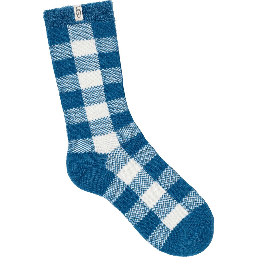 Vanna Check Fleece Lined Sock - Women's